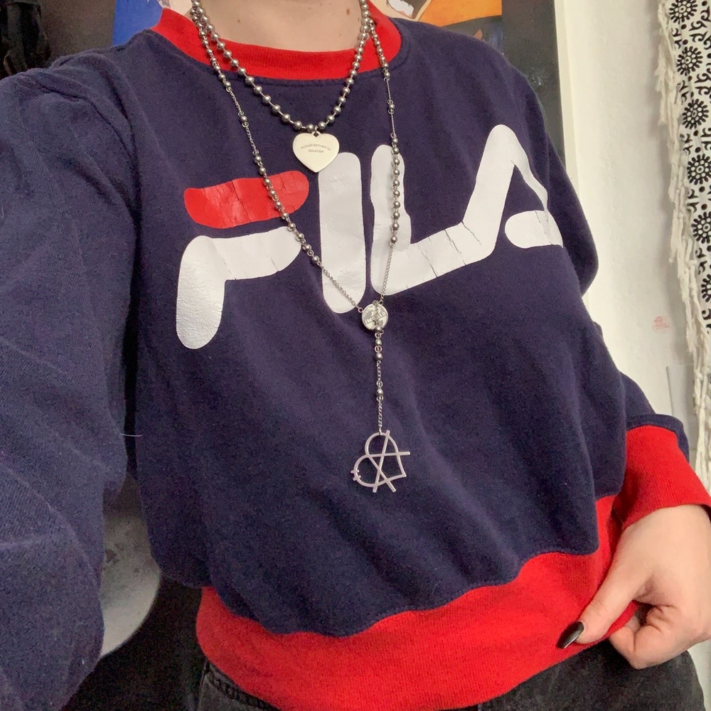Red White & Blue Fila Sweatshirt